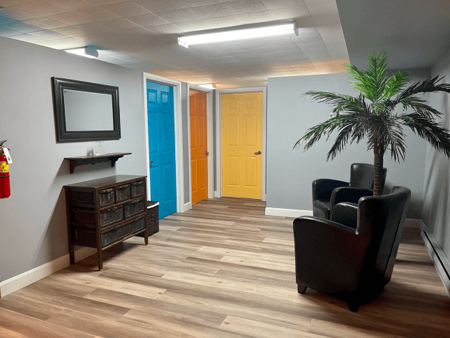 Salon de bronzage renové