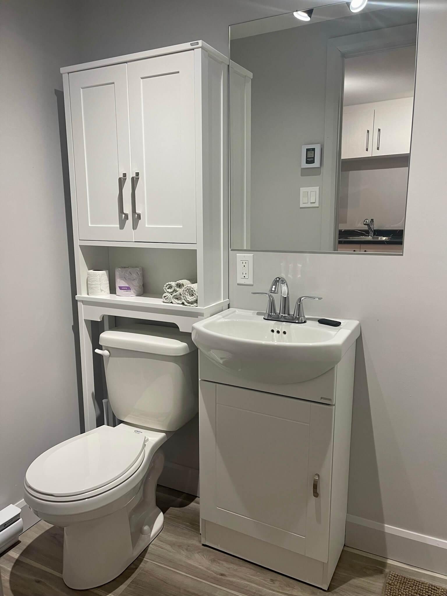 Salle de bain rénové par noblex construction